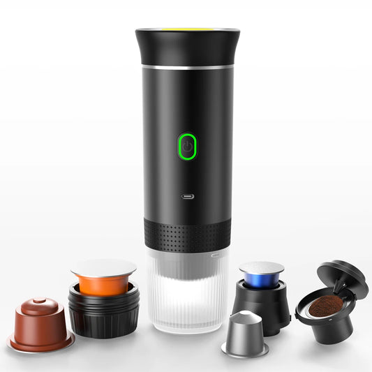 2024 Electric Travel Espresso Machine Heating Water Portable Coffee Maker Powered By USB
